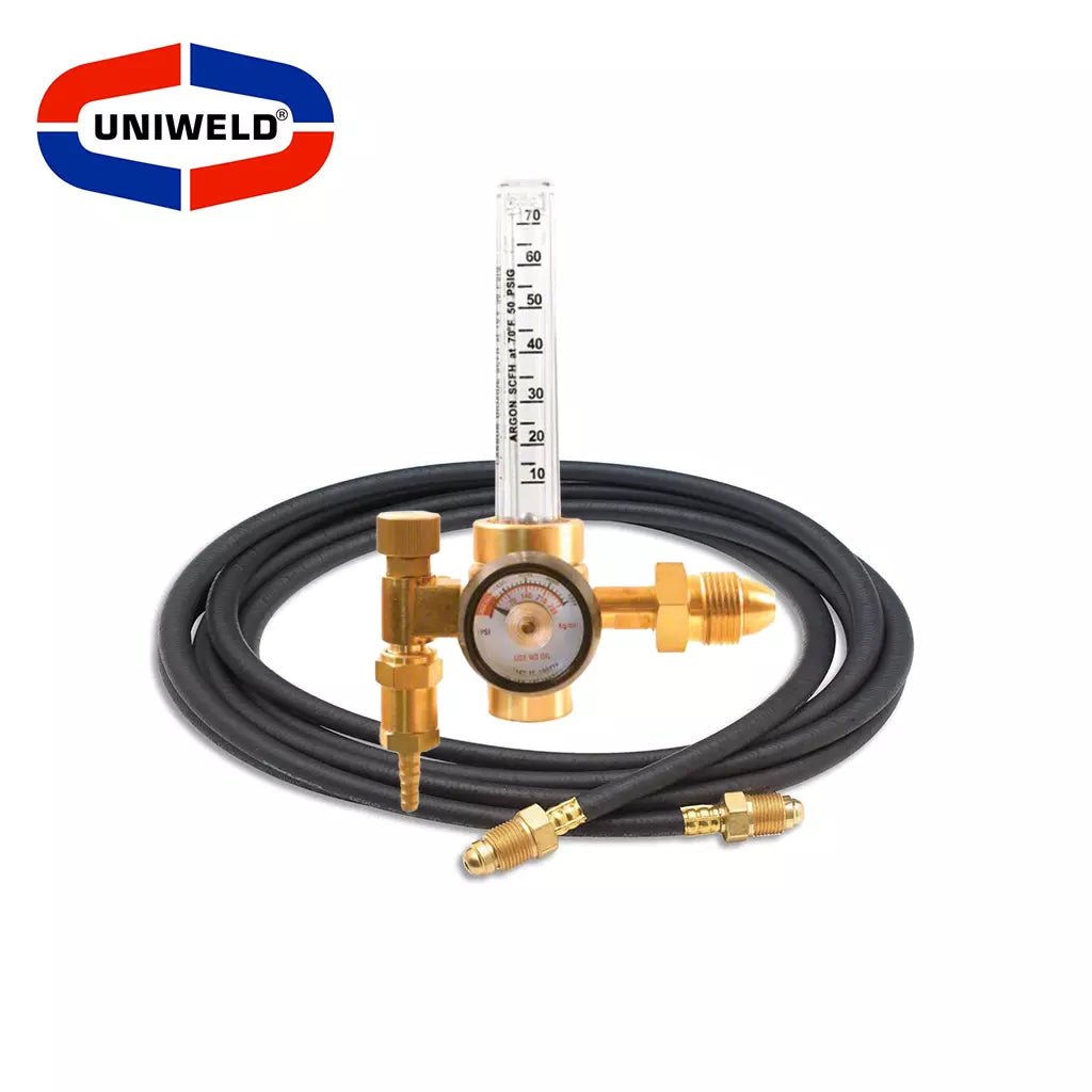 KIT Flowmeter Regulator with 10' Hose, Single Stage, CGA-580